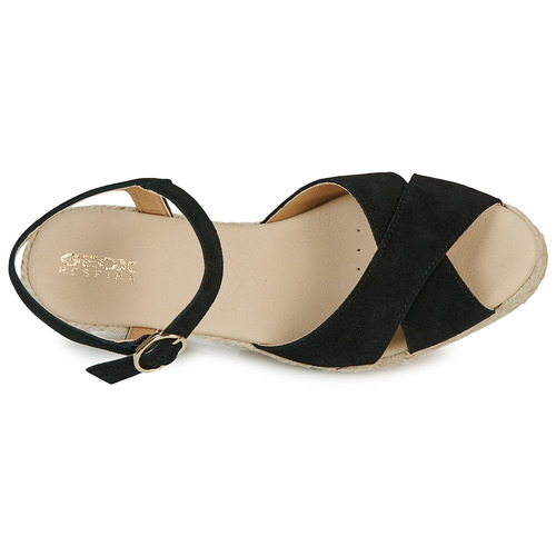 Geox - D GELSA LOW - Noir / Beige