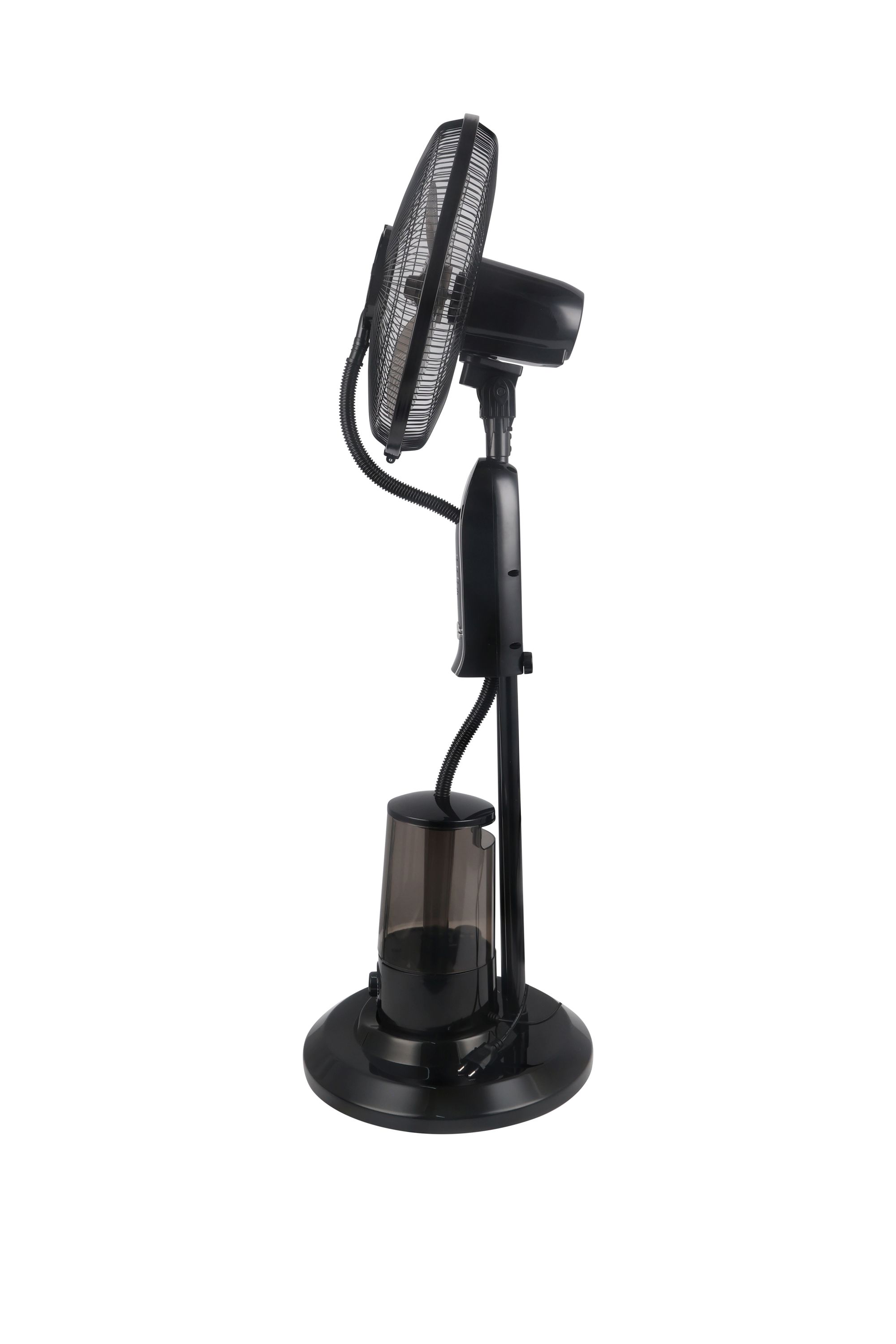 Standventilator mit Sprühnebel FOGGY schwarz