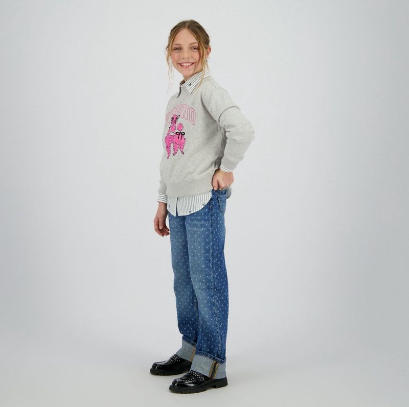 Vingino - Nirone - Sweater - Grijs Melange