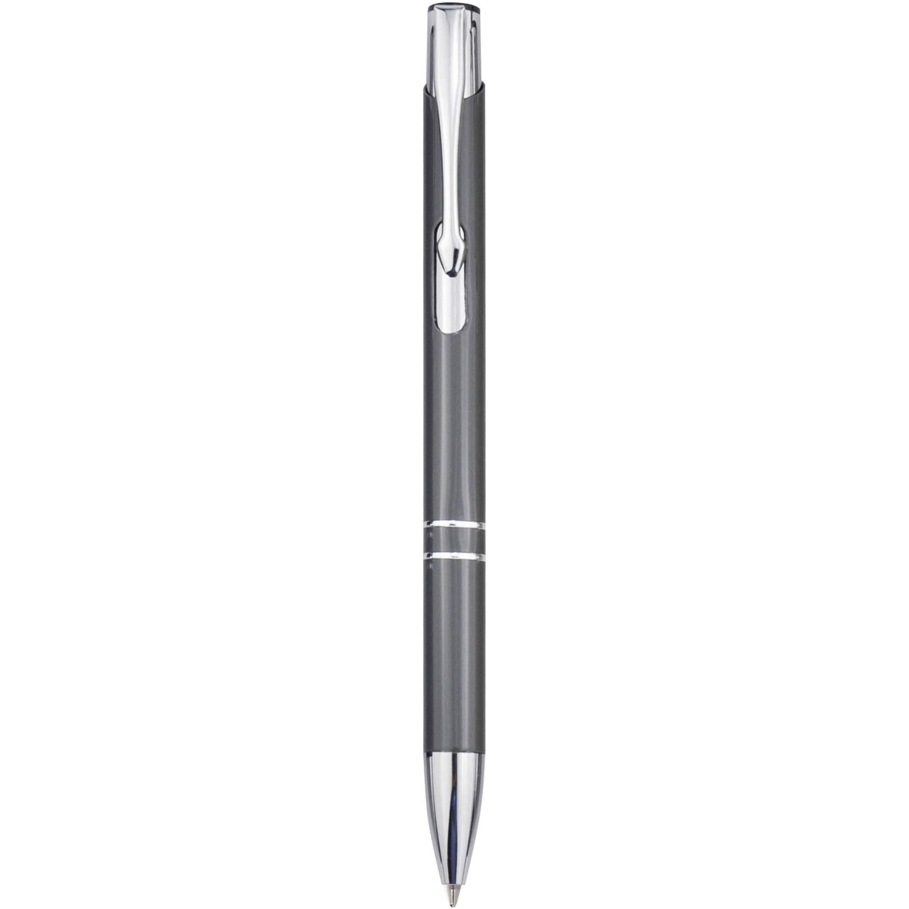 PF Concept 107984 - Stylo bille en aluminium recyclé Moneta (encre bleue)