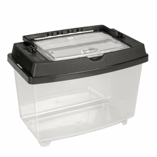 Boîte de transport transparente pour petits animaux Pet Keeper Aqua Della