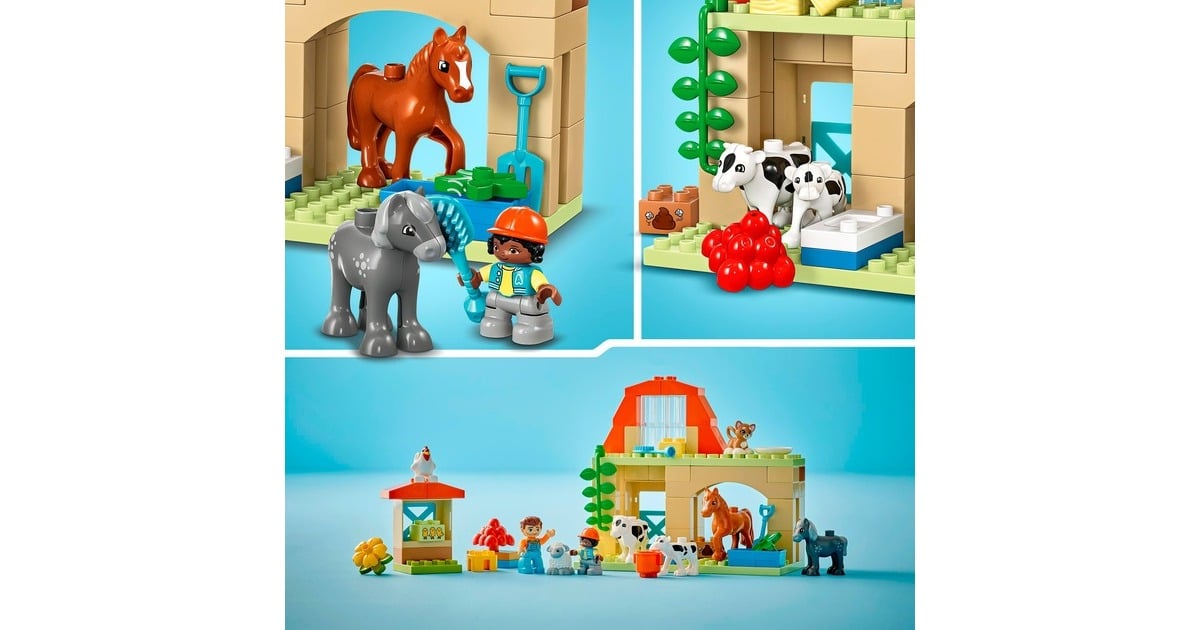 LEGODUPLO - Dieren verzorgen op de boerderij Constructiespeelgoed  (10416)