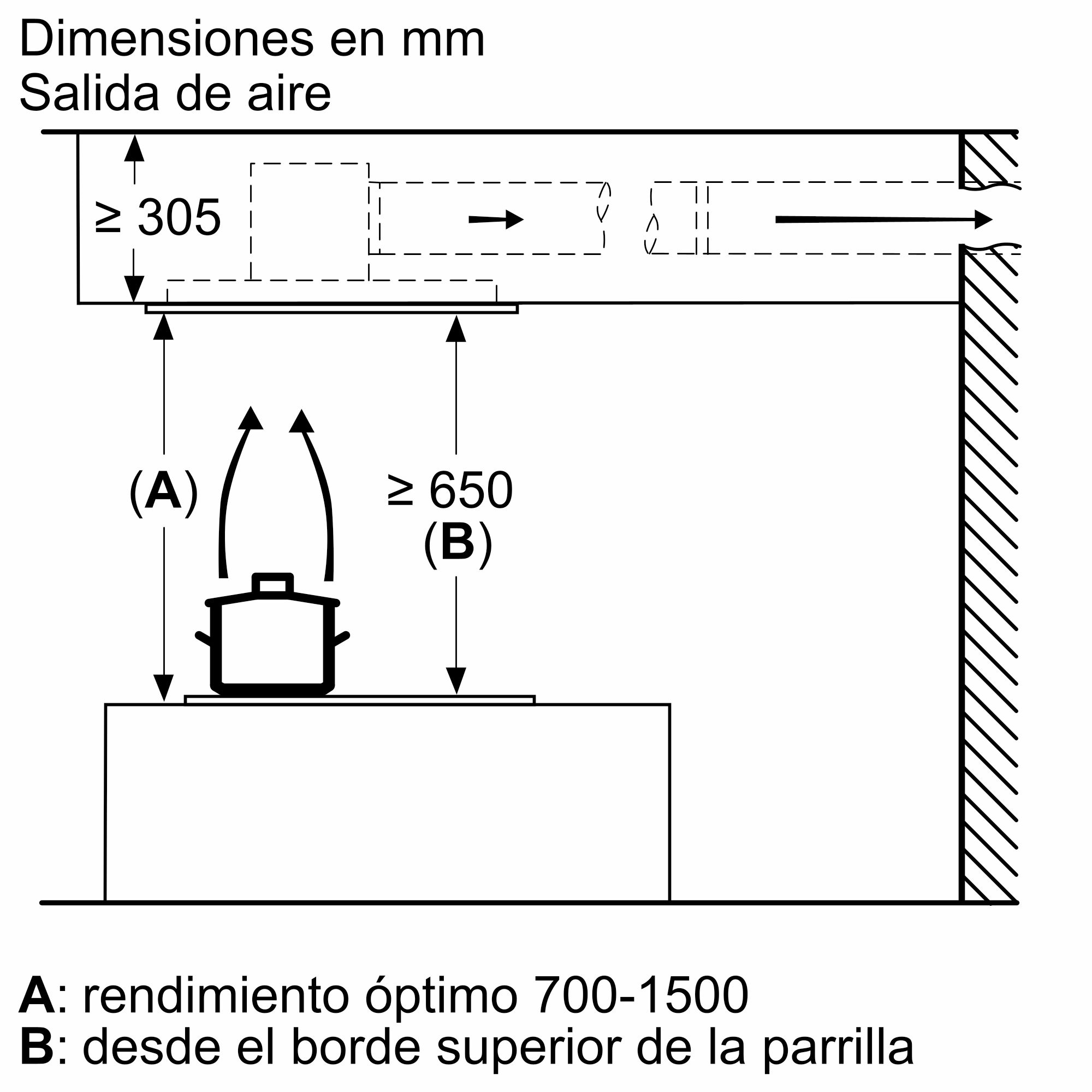 Extrator de teto Série 6, 90 cm, aço inoxidável, DRC97AQ50