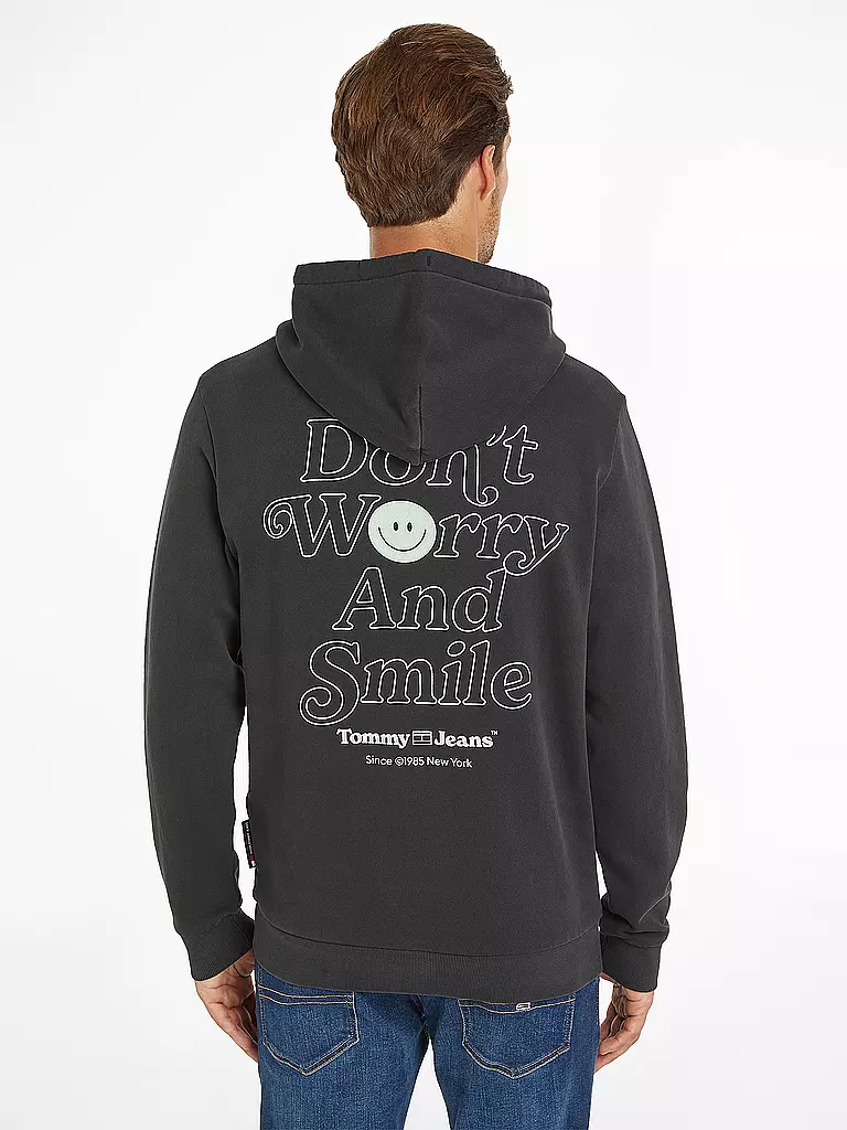 TOMMY JEANS Kapuzensweater - Hoodie  schwarz