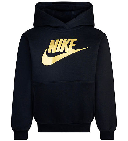 Nike Kapuzenpullover - Black/Metallic Gold