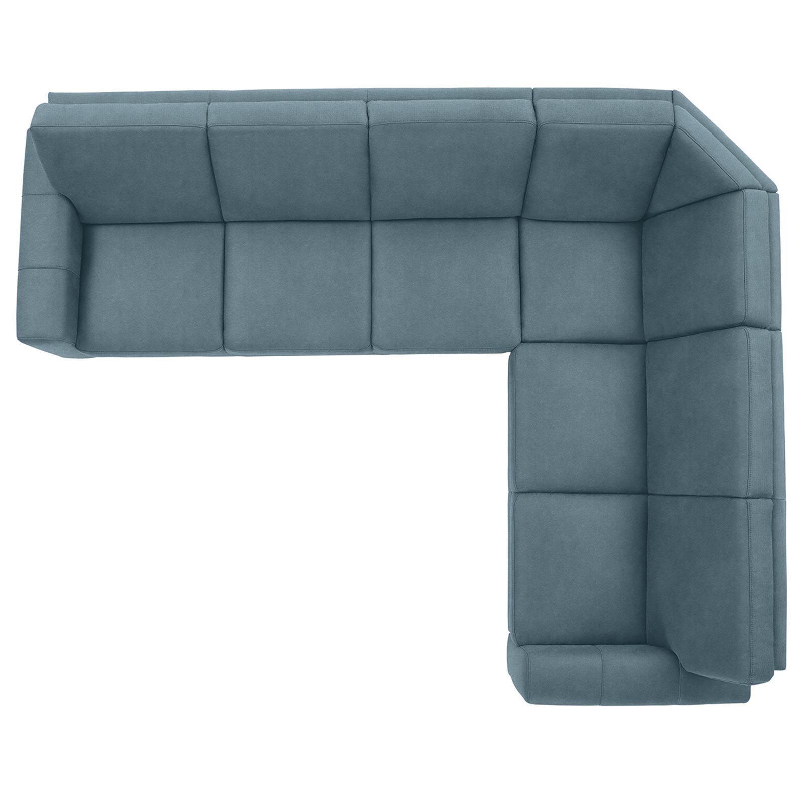 polsterpower Ecksofa - Belle ice - Basismodell - rechts
