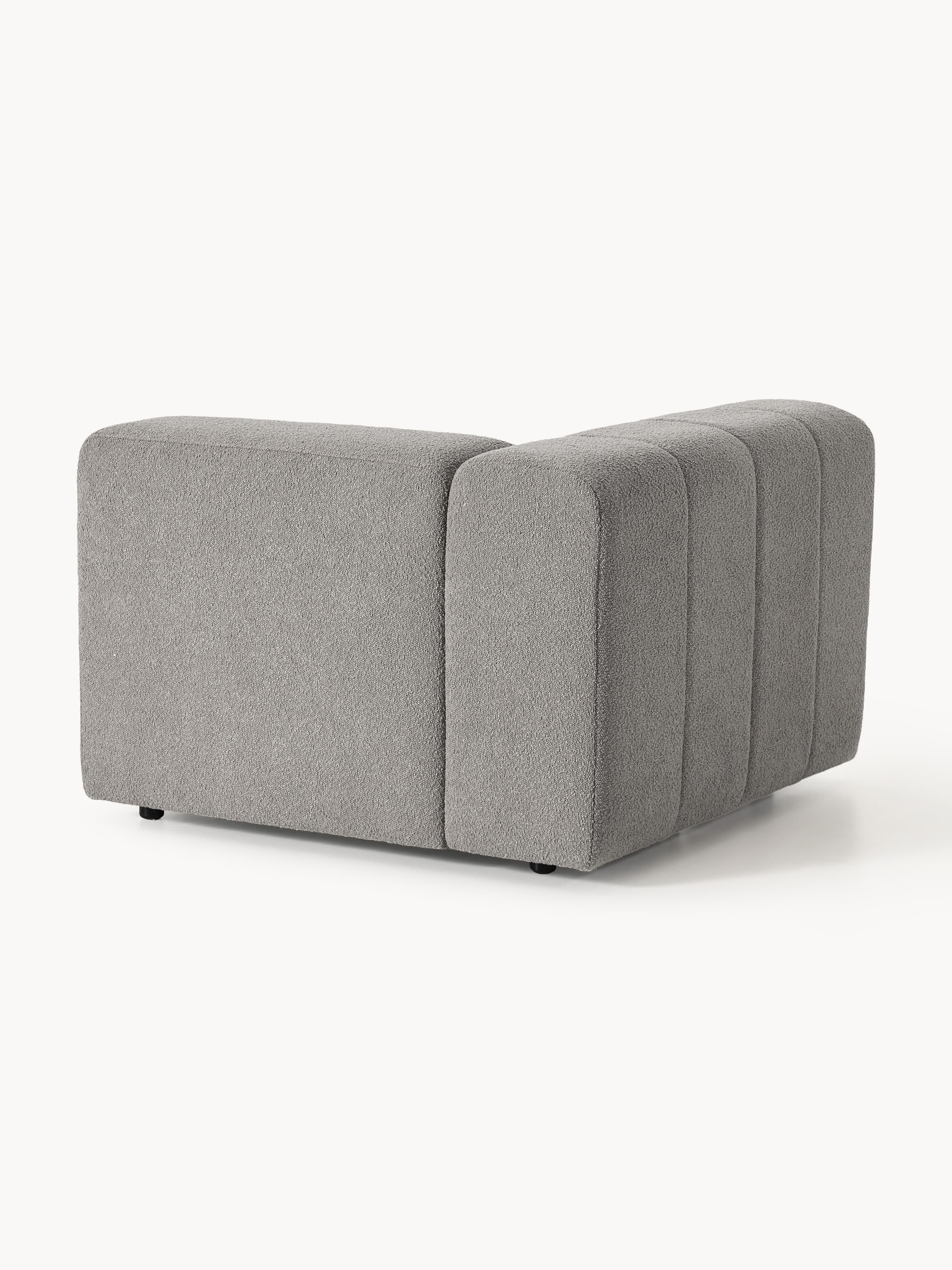 Bouclé hoekmodule Lena
