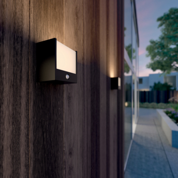 Philips Buitenlamp Macaw met bewegingssensor zwart LED 3.5W