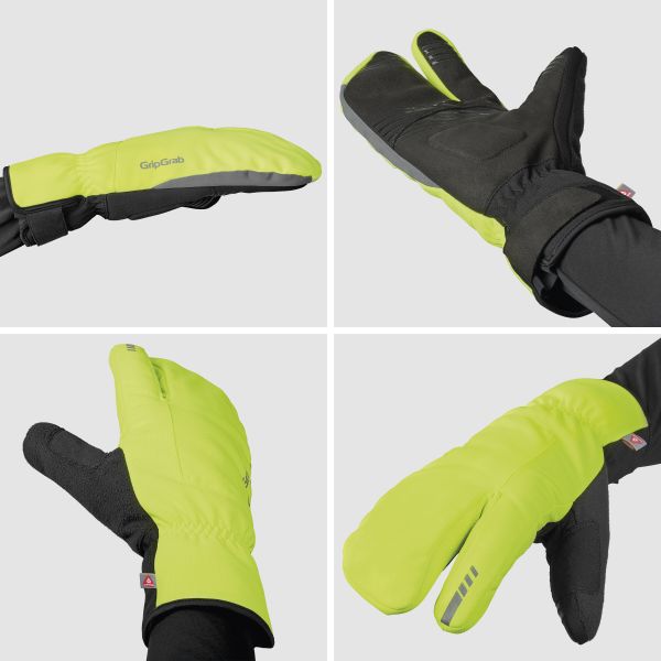 GripGrab Nordic 2 Vinter Cykelhandsker, Hi-Vis