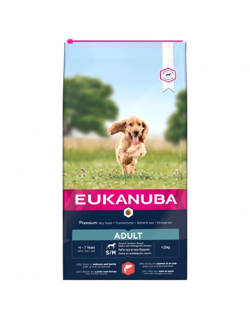 Eukanuba Adult Small & Medium Breed Zalm - Hondenvoer