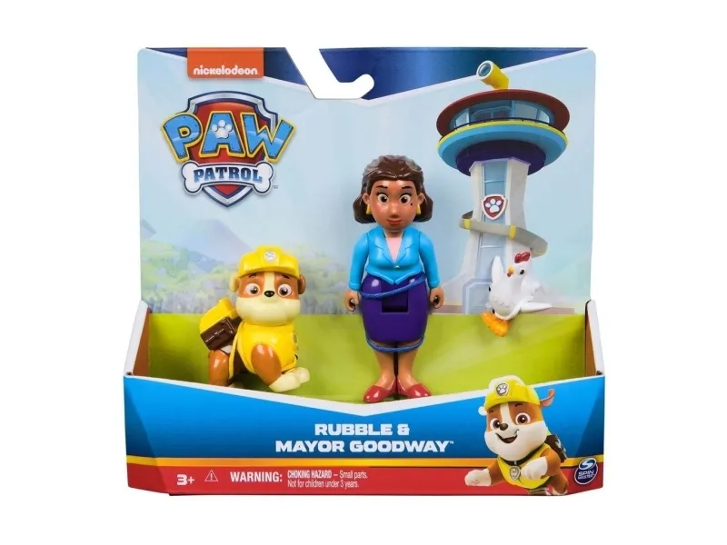 Paw Patrol Hero Pup - Mayor Goodway & Rubble