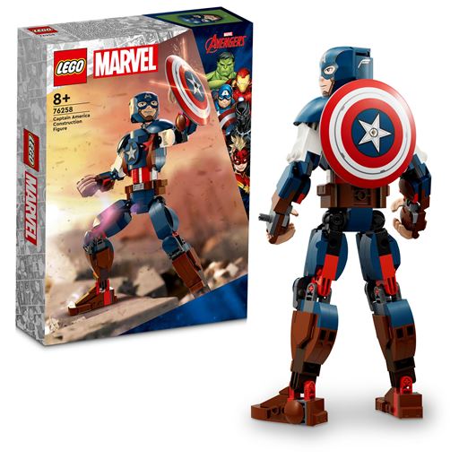 LEGO Super Heroes Byg Selv-Figur Af Captain America - 76258