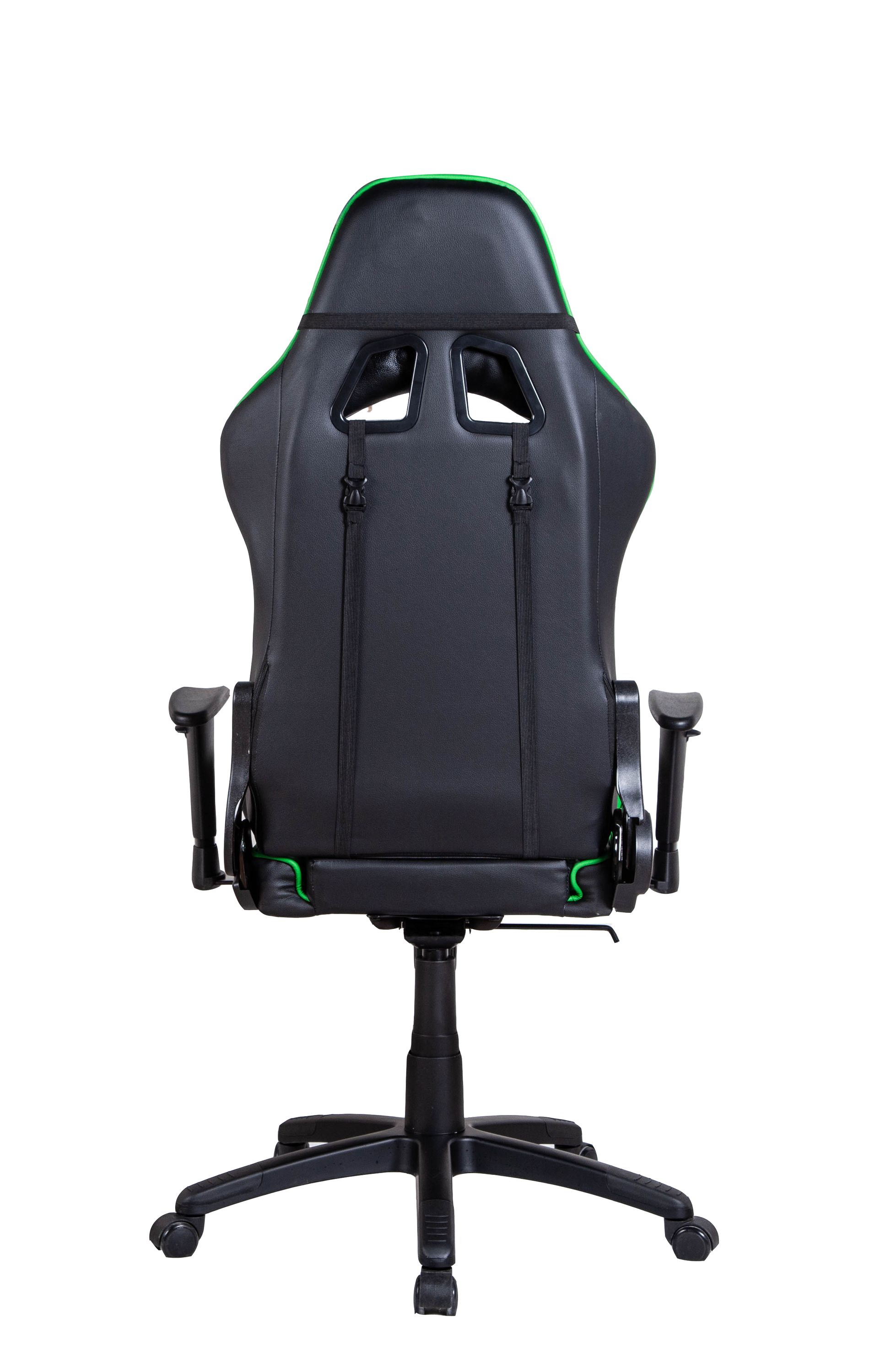 Gamingstuhl Bürostuhl Leder LIMITLESS schwarz/grün