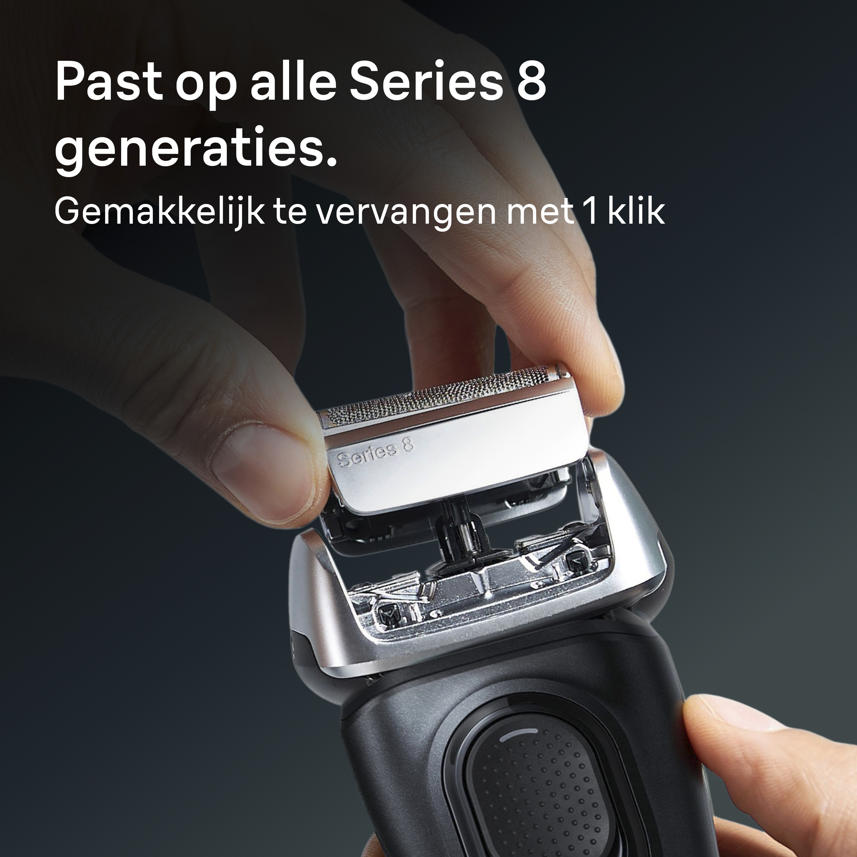 Braun Series 8 Elektrisch Scheerapparaat ORIGINELE Vervangingskop, 83M