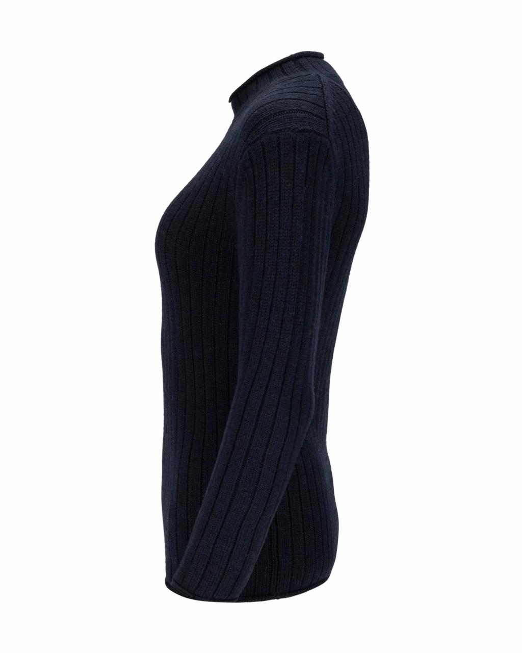 Amundsen Roalda Roll Neck Womens Faded Navy