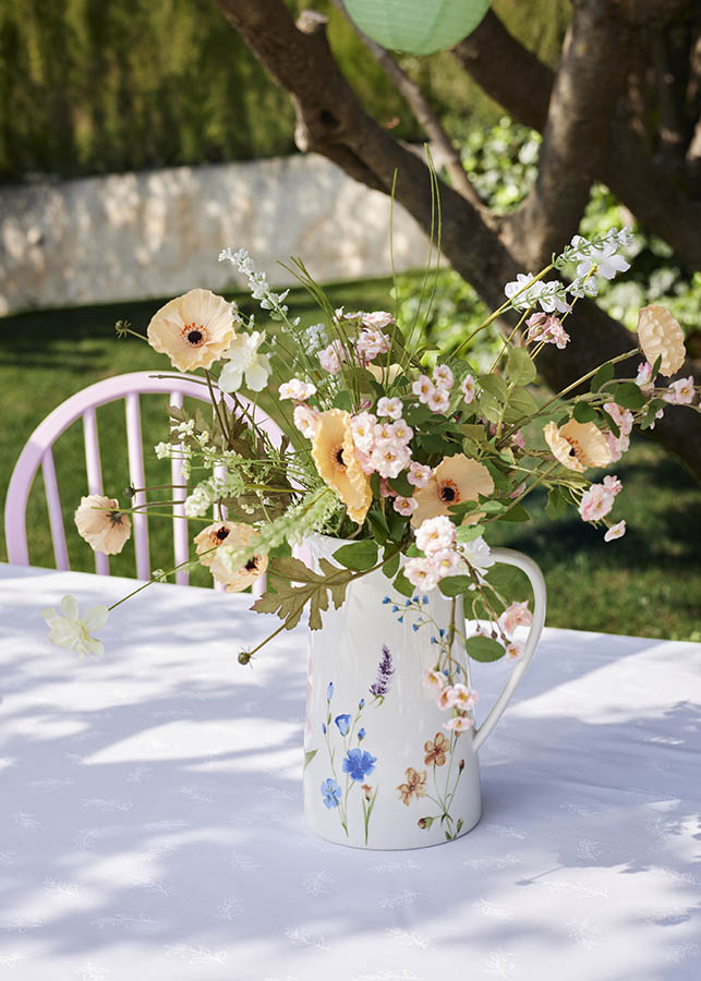 Valmue stilkblomst 50 cm aprikos