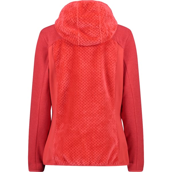 Veste polaire CMP WOMAN HIGHLOFT FLEECE JACKET HOOD CORALLO