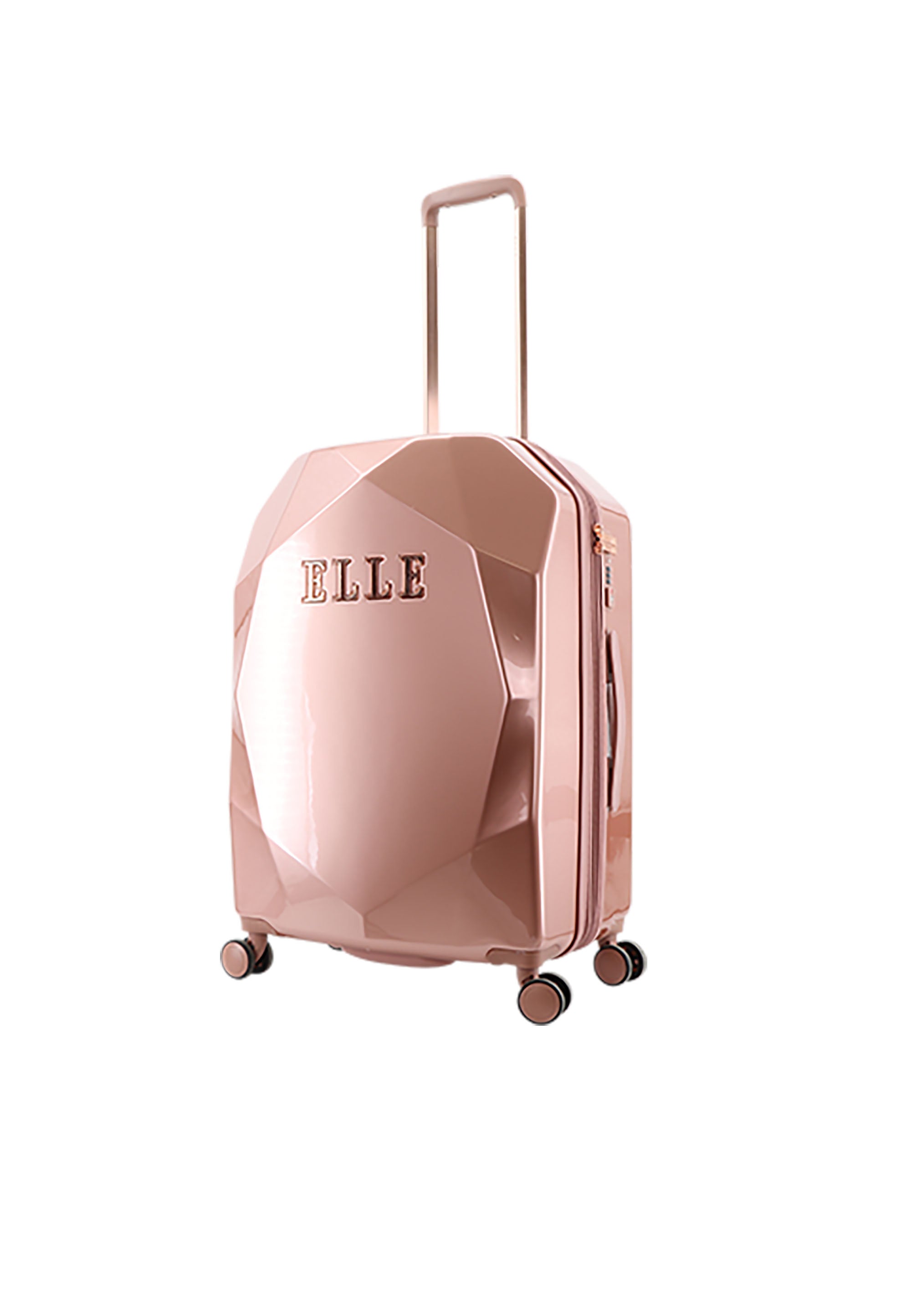 ELLE Diamond 67 cm reiskoffer - Pink
