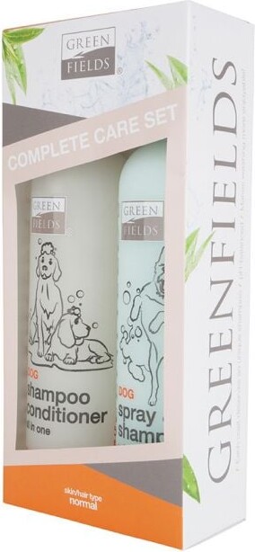 Pelspleje Sæt Til Hunde 2X250 ML - Greenfields