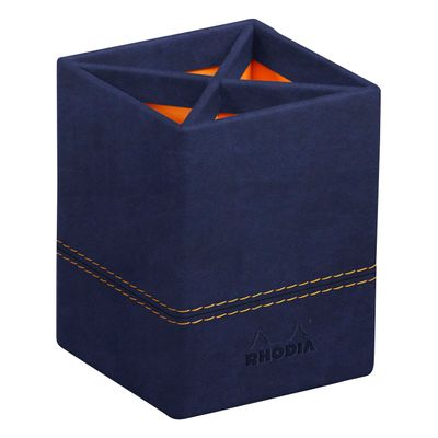 RHODIA Rhodiarama - Pot à crayons - bleu nuit - en polyuréthane