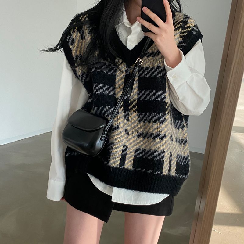 Maisee - Pied-de-poule trui/shirt