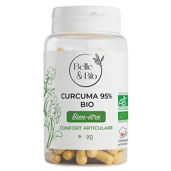 Cúrcuma Belle & Bio 95% Orgânica 90 cápsulas