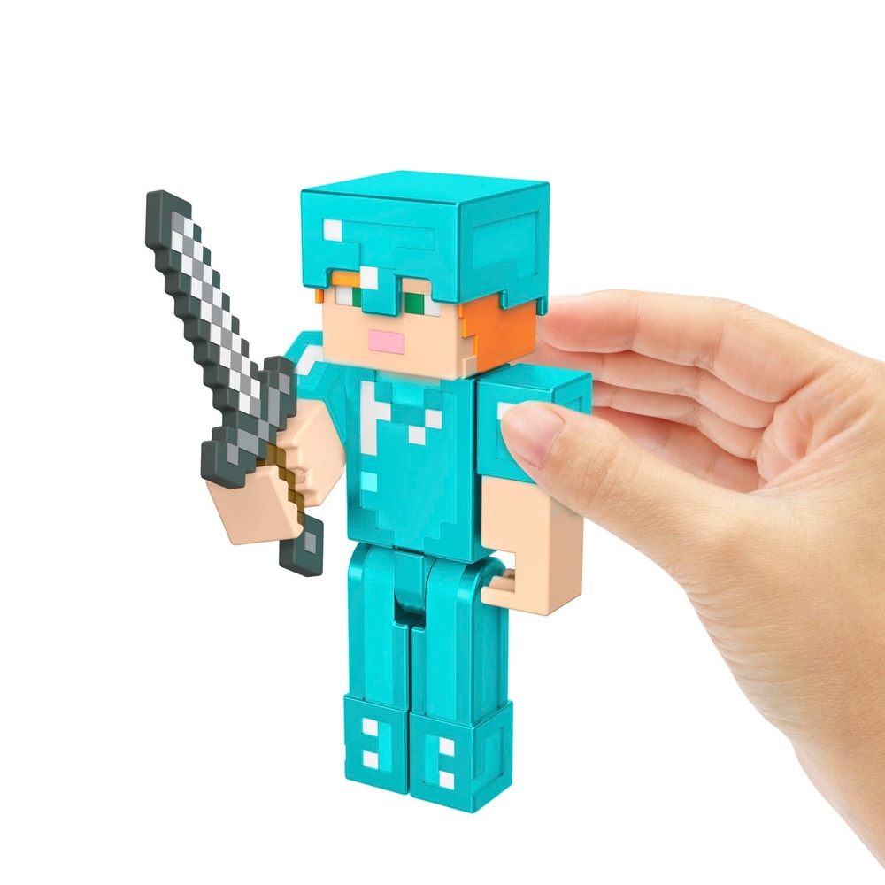 Minecraft Core Figur 8 cm Alex in Diamantrüstung