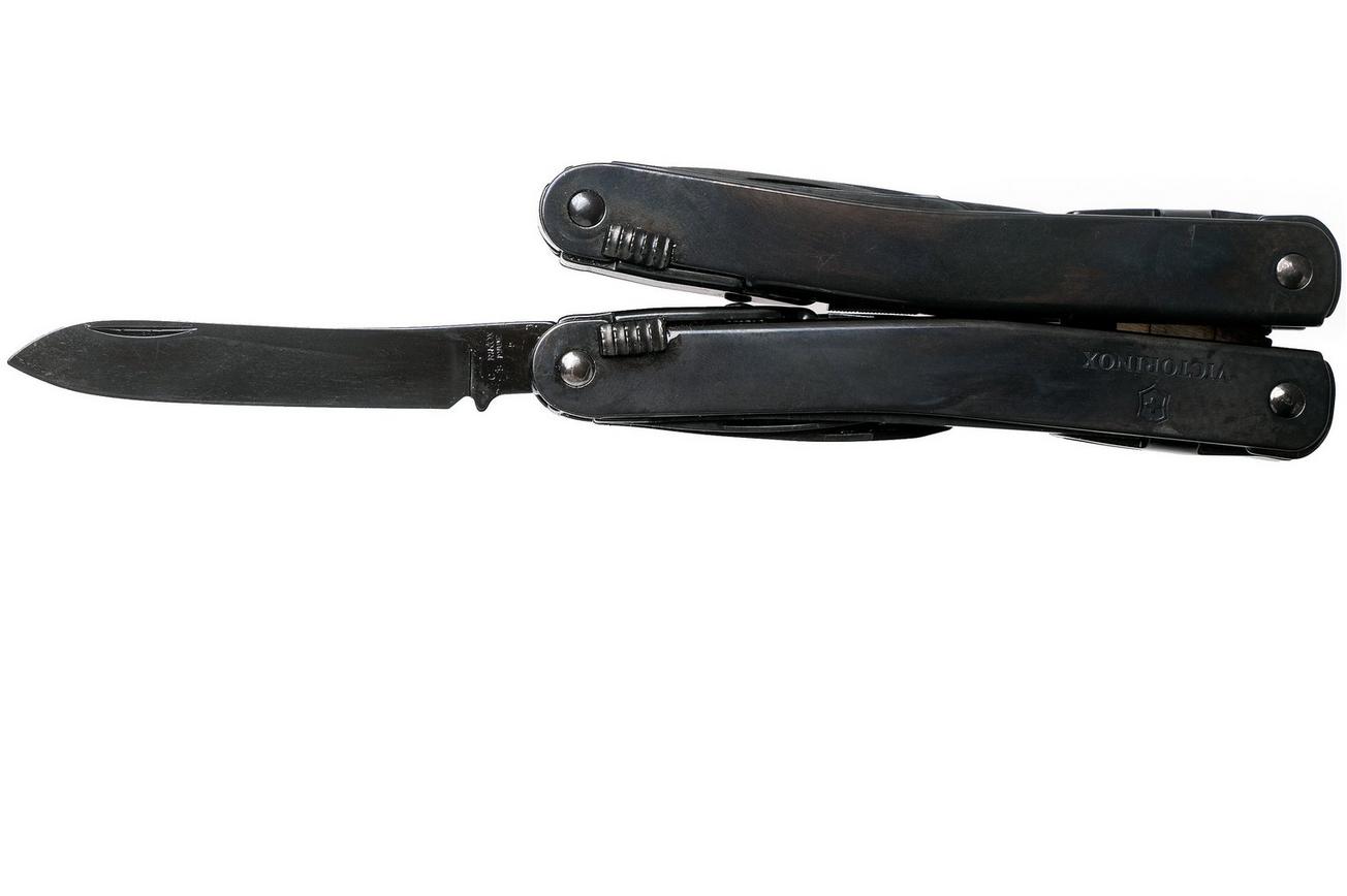 Victorinox SwissTool Spirit XBS 3.0224.3CN black oxide multitool, nylon foedraal