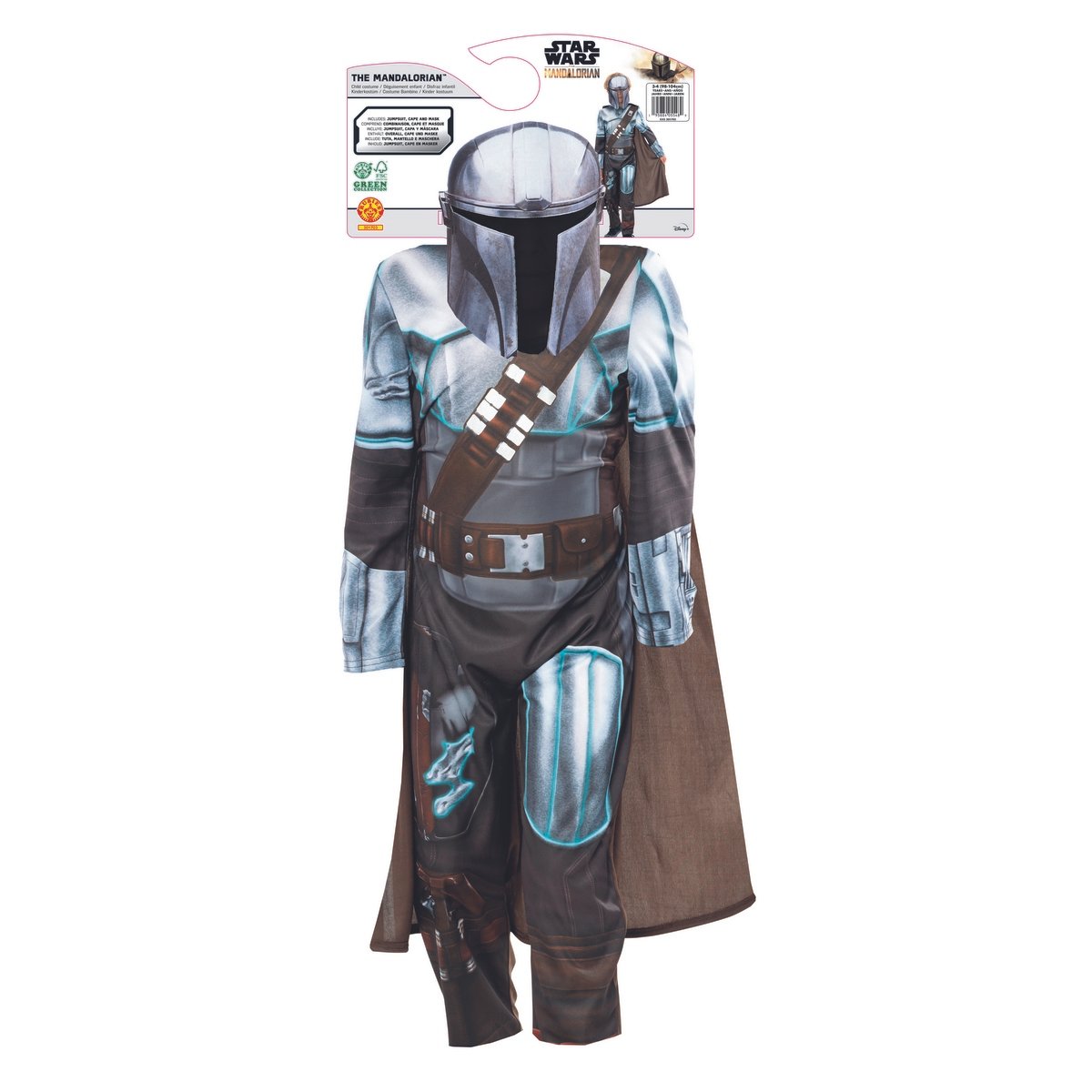 Déguisement Ecoresponsable Mandalorian 9/10 ans