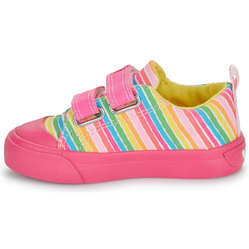 Agatha Ruiz de la Prada - ZAPATO LONA RAYAS - Rose / Multicolore