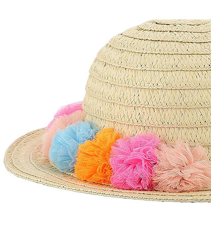 Billieblush Sonnenhut - Natur m. Tüll