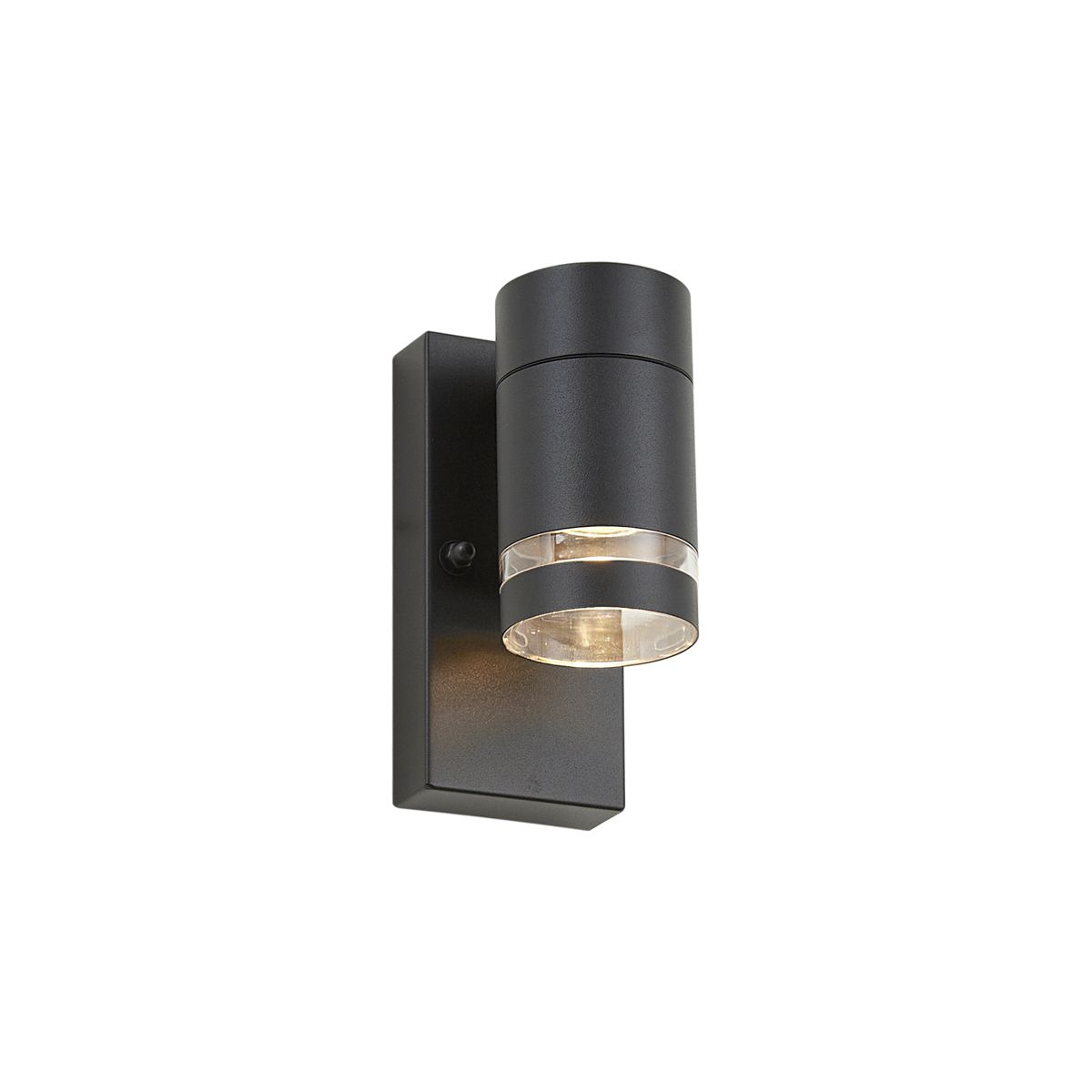 Moderne buiten wandlamp zwart IP44 met schemersensor - Ensam