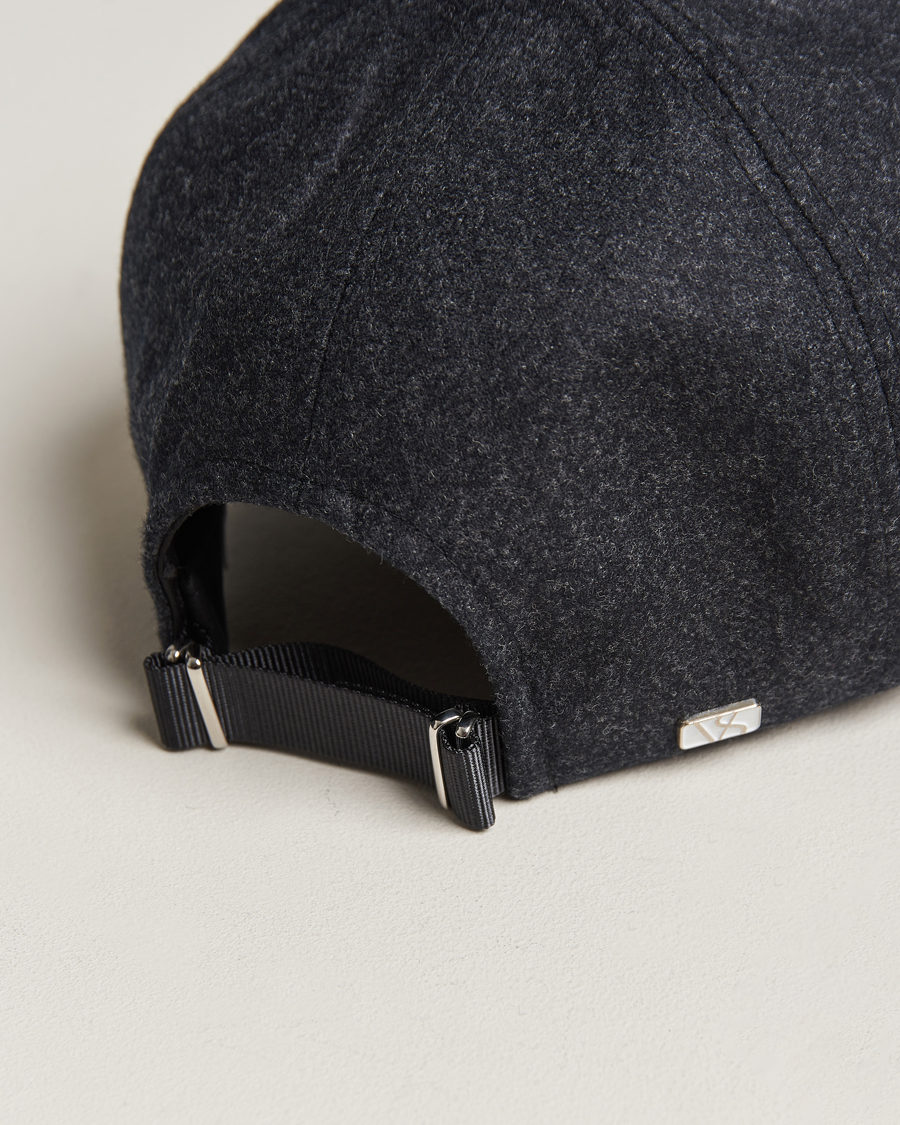 Varsity Headwear Flannel Baseball Cap Jade Black