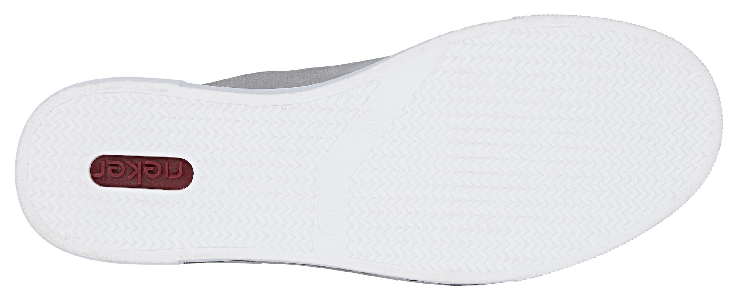 Rieker Plateausneaker  mit Zier-Reissverschluss, Freizeitschuh, Halbschuh, Schnürschuh