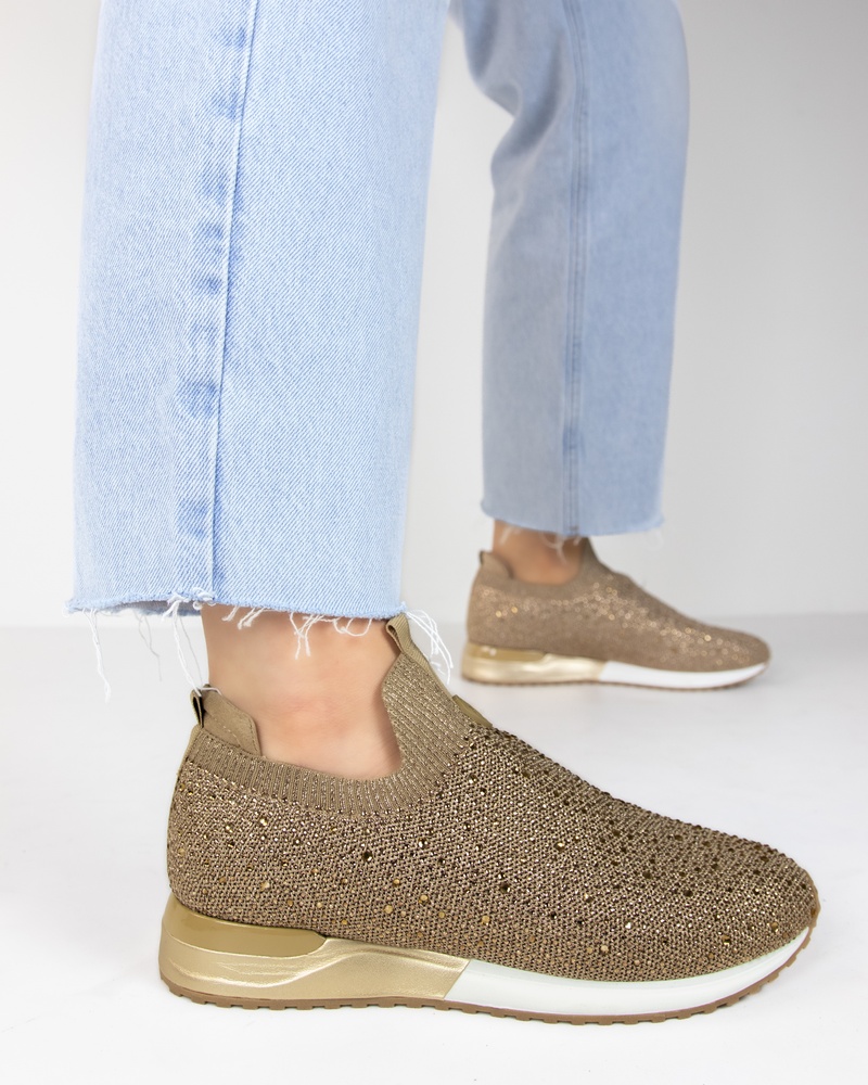 La Strada Instapschoenen  - goud