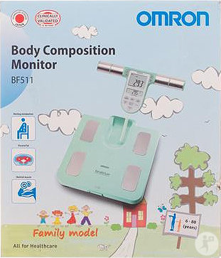 Omron BF511T Turqoise Moniteur Constitution Corporelle