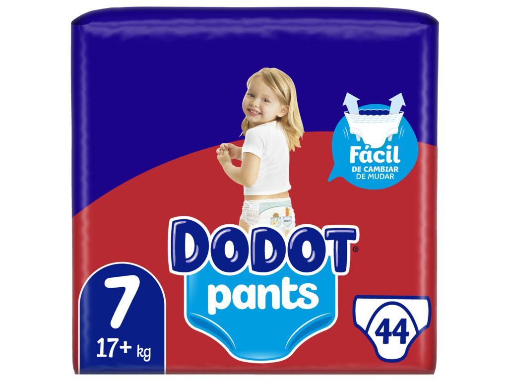 FRALDAS CUECA PANTS DODOT T7 17 KG 44UN
