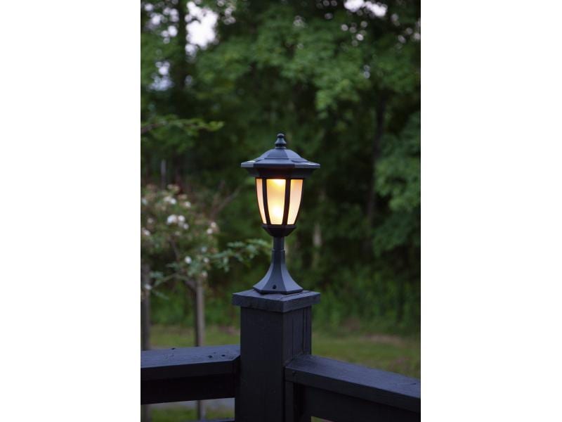 Star Trading Gartenlicht Solar Flame, Schwarz Wandelbare Dekoleuchte