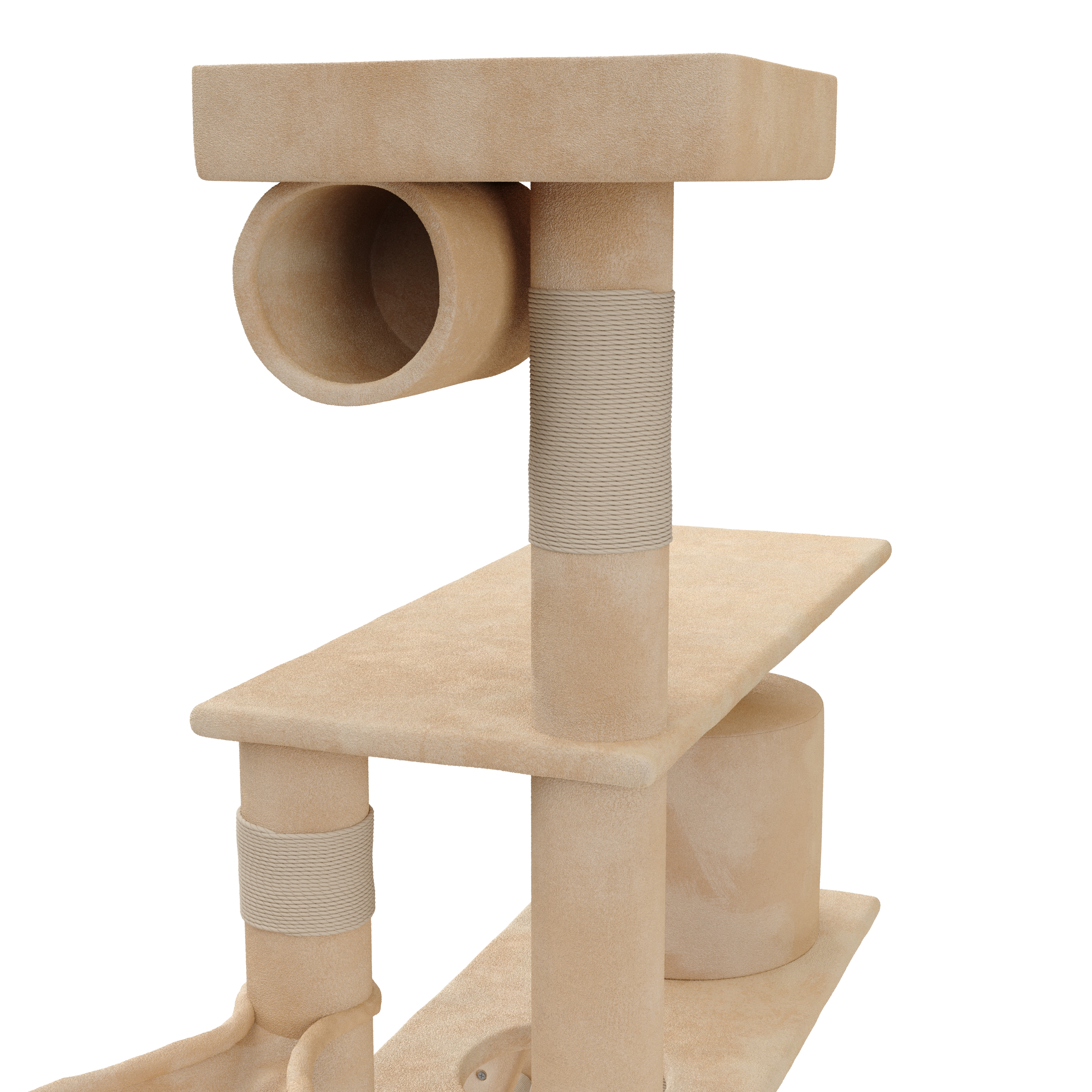 Katzenbaum SIMBA 141 cm beige