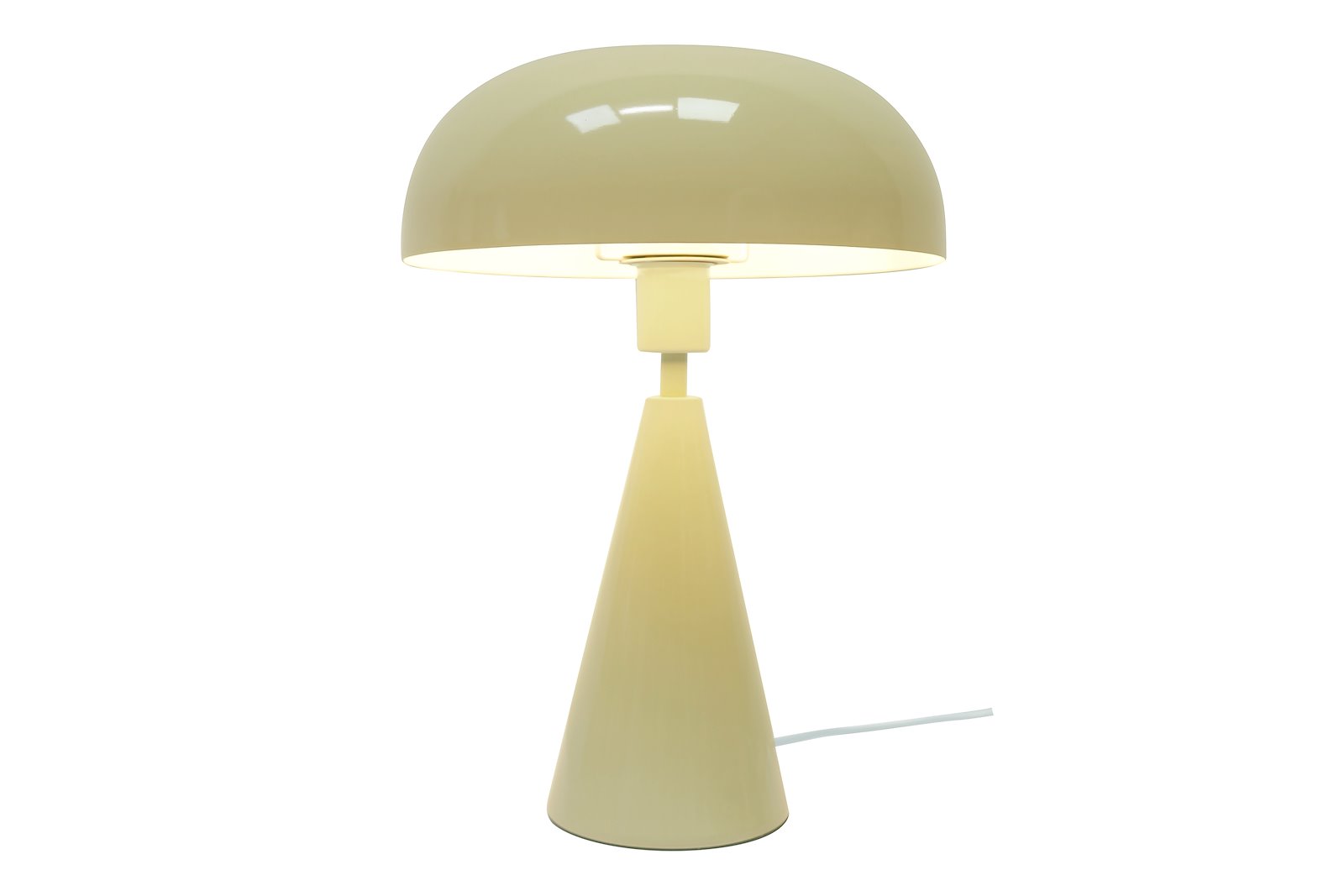 Odessa bordlampe Lys gul med metall skjerm