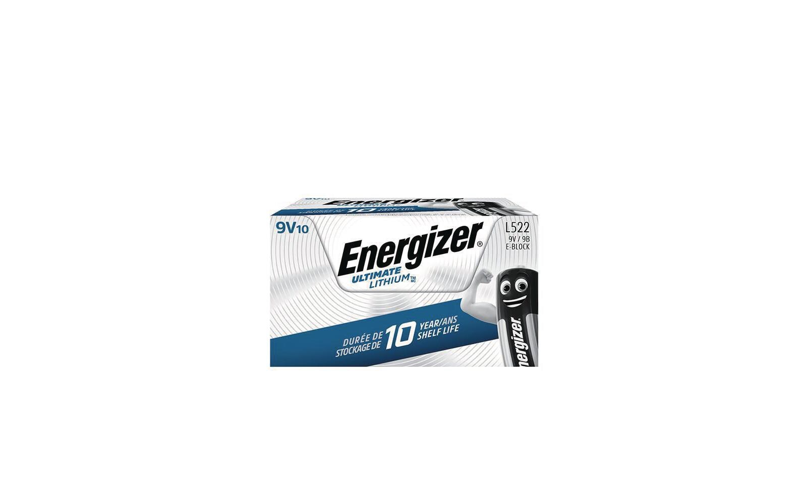 Batterie Ultimate Lithium 9V E-Block , 10 Stück<br>Typ 6LP3146 / 9V E-Block / 9V, 10 Stück