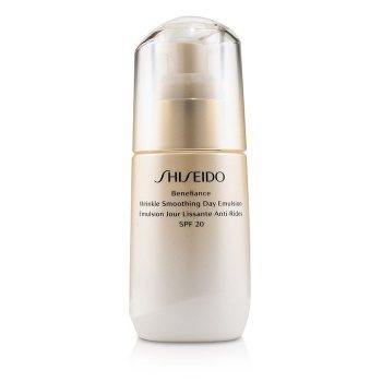 Shiseido Benefiance Emulsão de dia suavizante de rugas FPS 20  75ml/2.5oz