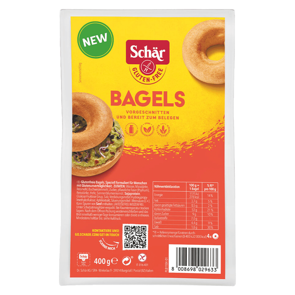 SCHAER Bagels<br>400 g, glutenfrei
