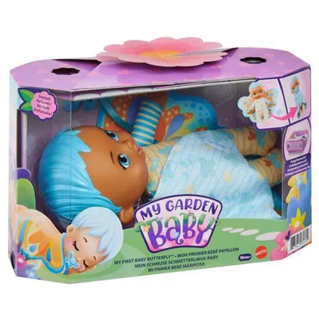 Mattel My Garden Baby Mein Schmuse Schmetterlings-Baby (23cm) 1 Stück, 4-fach sortiert