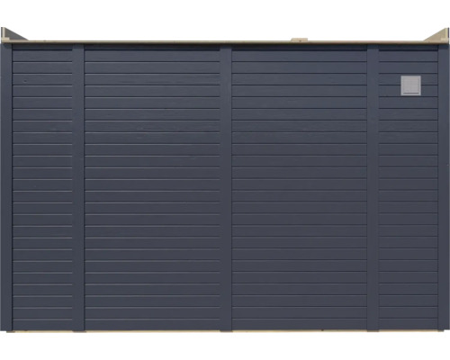 Bertilo Cubo 3 Kantoor tuinhuis inclusief vloer, 336 x 240 cm, antraciet