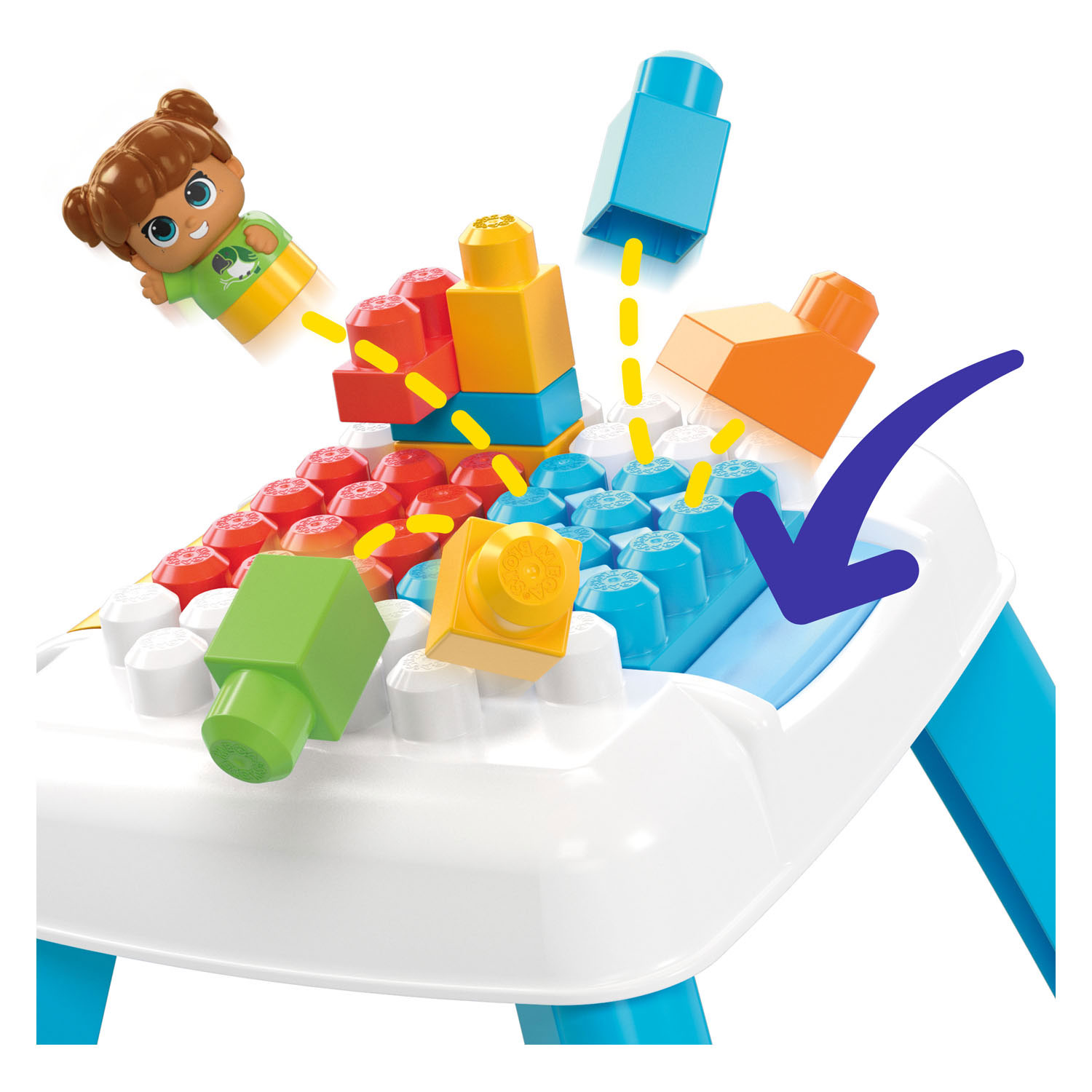 Mega Bloks - Build 'N Tumble Bouw Tafel