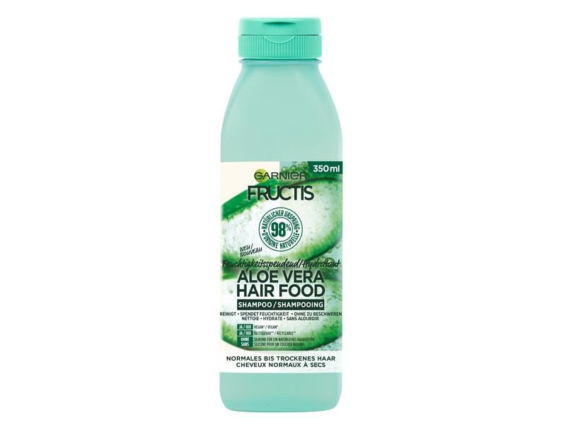 Garnier Shampoo Aloe vera 350 ml Haarshampoo versorgt normales bis trockenes Haar mit Feuchtigkeit
