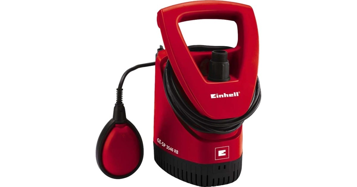 EINHELLRegentonpomp GE-SP 3546 RB  (Rood/zwart)
