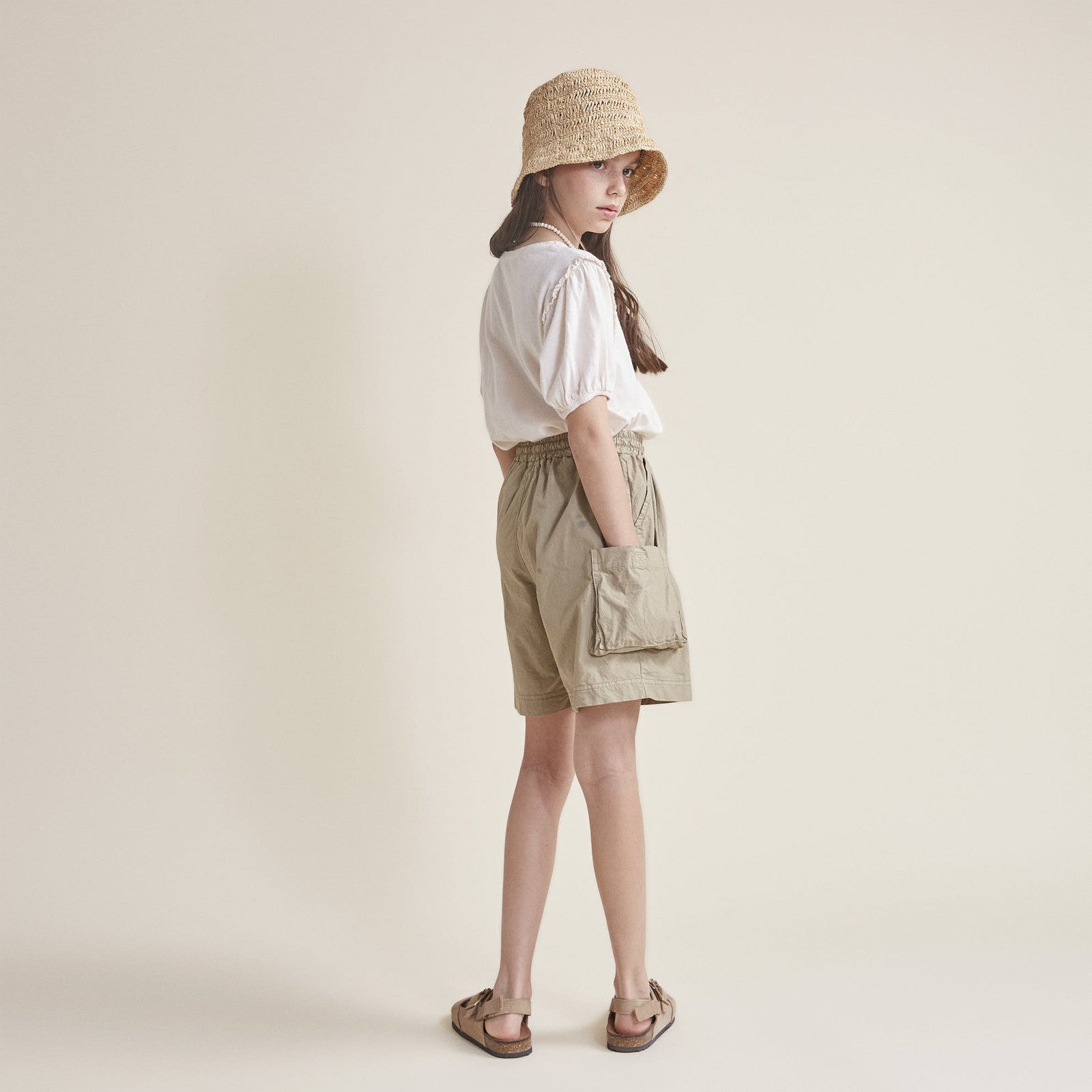 Shorts Poplin Bermuda Kaki