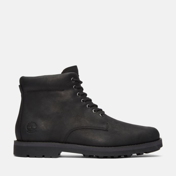 Bota Alden Brook com zíper lateral para homens na cor preta.